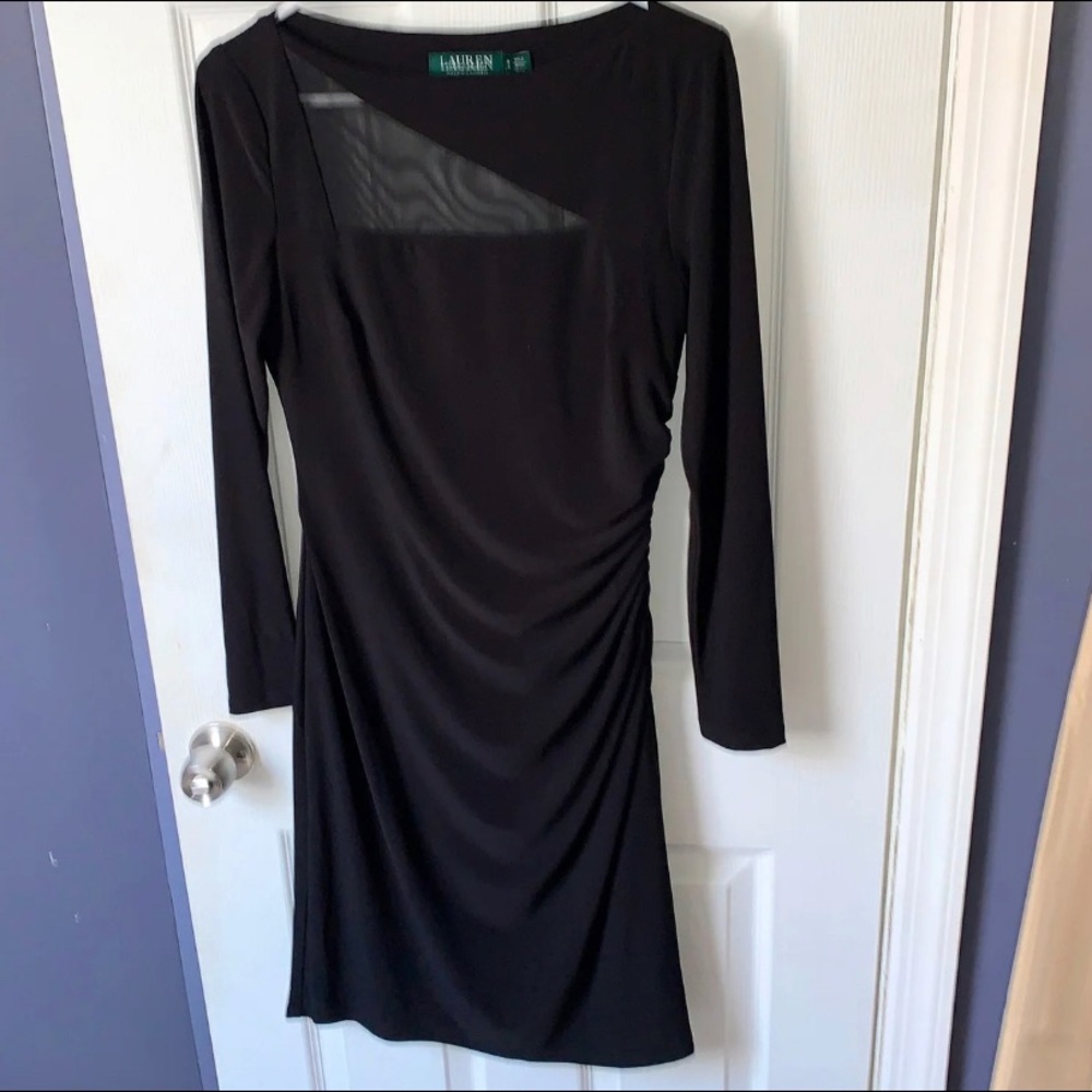 lauren ralph lauren black dress